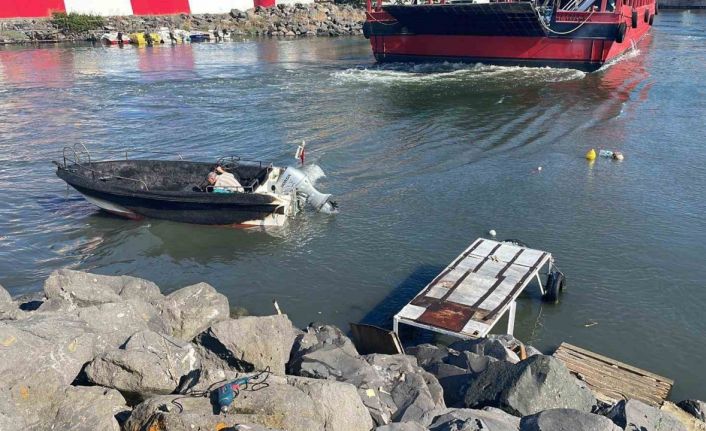 Tekirdağ’da iki tekne alev alev yandı, 1 kişi yaralandı