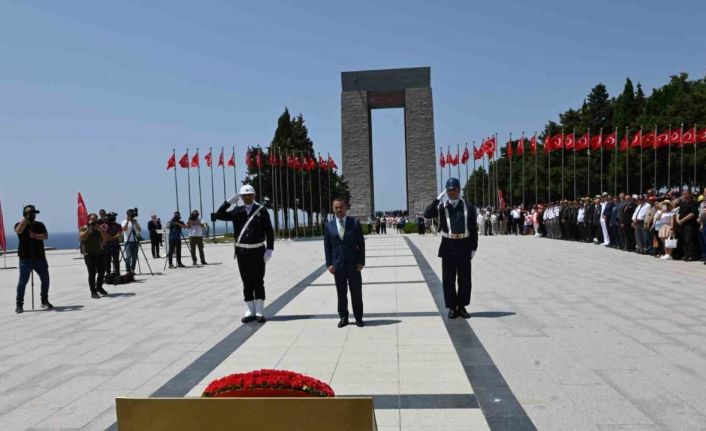 15 Temmuz şehitleri, Çanakkale ‘Şehitler Abidesi’nde anıldı