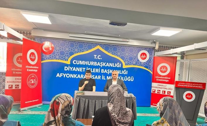 Afyonkarahisar Müftülüğü aşure günü programı düzenledi