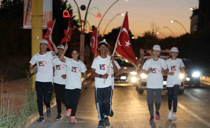 Ağrı’da “15 Temmuz Sancak Koşusu” düzenlendi