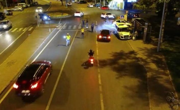 Alkollü araç kullanan 55 kişiye cezai işlem uygulandı