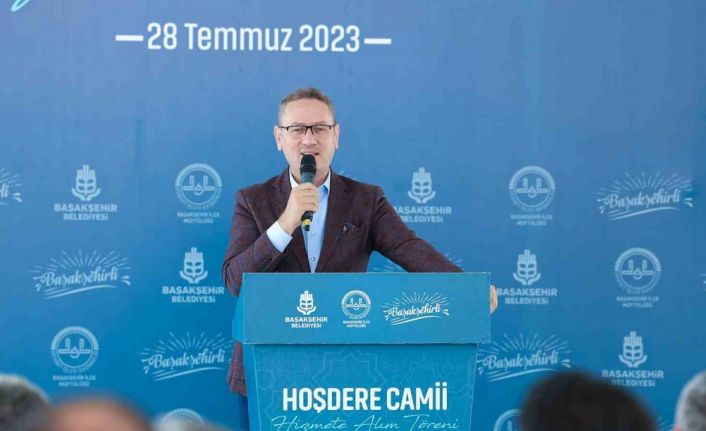 Başakşehir’de Hoşdere Camii ibadete açıldı