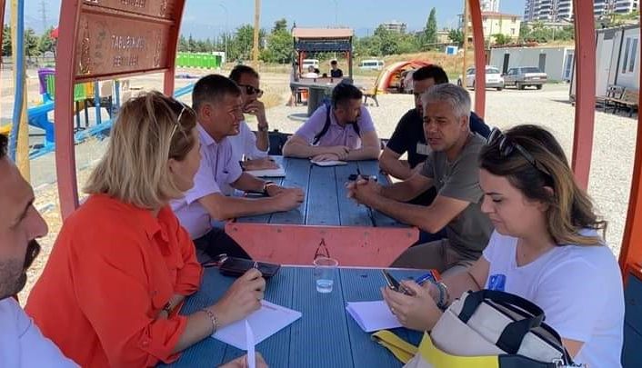 Başkan Hürriyet afet bölgesinde