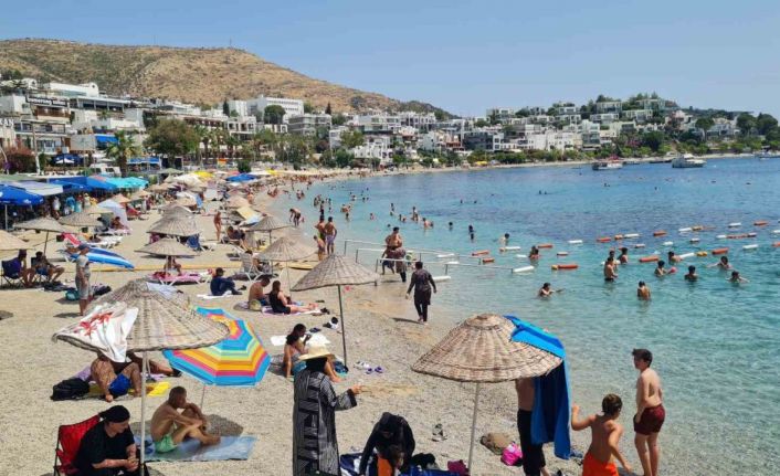 Bodrum’da çöl sıcakları