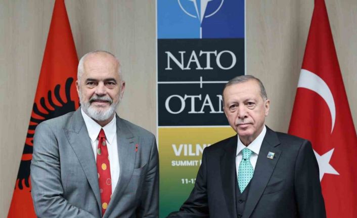 Cumhurbaşkanı Erdoğan, Arnavutluk Başbakanı Rama ile görüştü