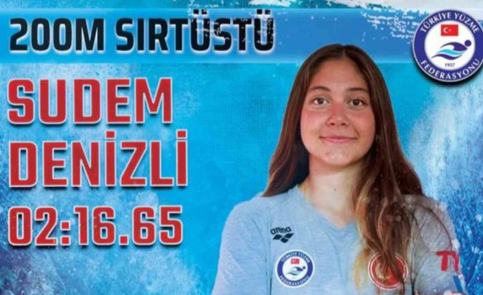 Eskişehirli yüzücü Avrupa 13’üncüsü oldu