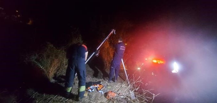 Fethiye’de boş su kuyusuna düşen keçileri itfaiye ekipleri çıkardı