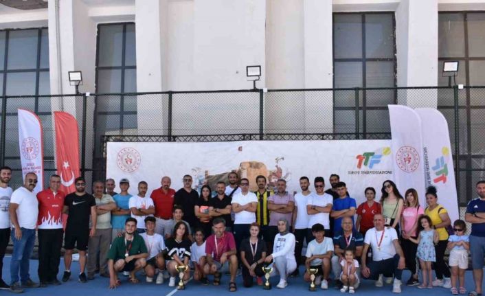 Harput Cup Tenis Turnuvası sona erdi