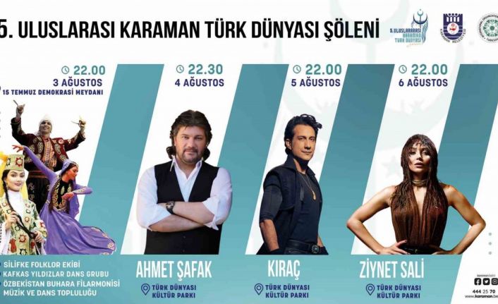 Karaman 5. Uluslararası Karaman Türk Dünyası Şöleni’ne hazırlanıyor