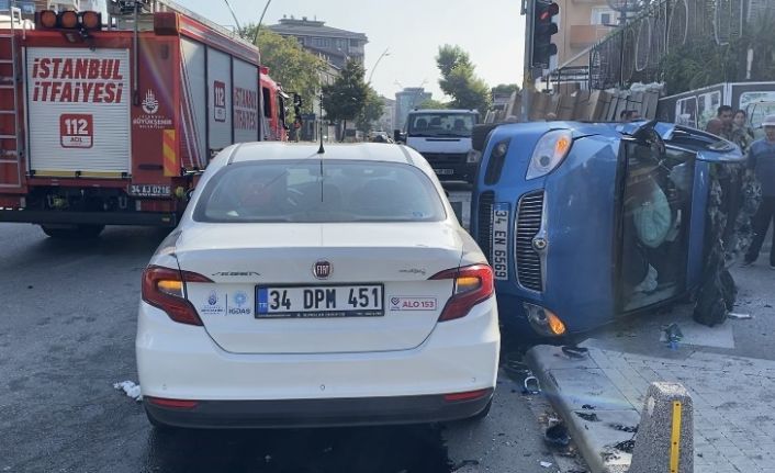 Kartal’da trafik kazası: 3 yaralı