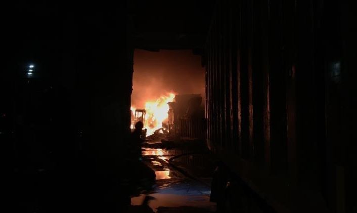 Kocaeli’de fabrika yangını