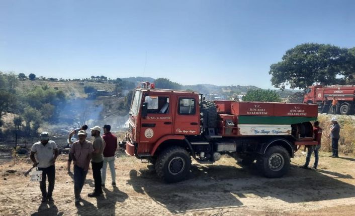 Koçarlı’da zirai alan ve orman yangını