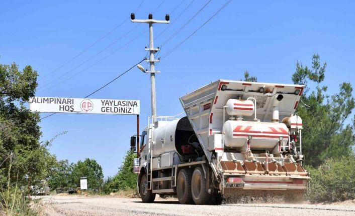 Konyaaltı Belediyesi, Alim Pınarı Yaylası’nın yol sorununu çözdü