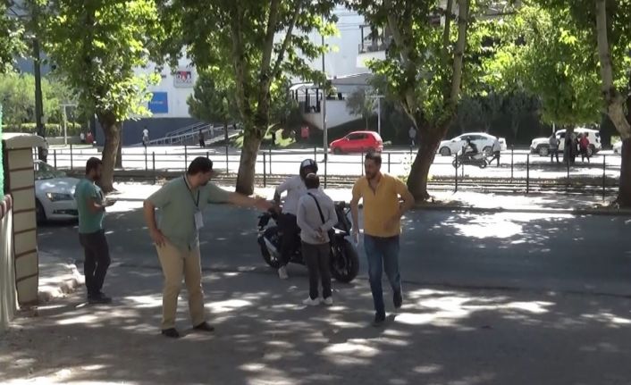 KPSS’ye geç kalmak üzereyken, motosikletli esnafın yardımıyla sınava yetişti