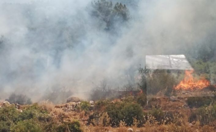 Mersin Bozyazı’da orman yangını büyümeden söndürüldü