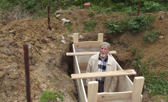 Ölmeden önce mezarını kazan Süleyman amca, hayatını kaybetti