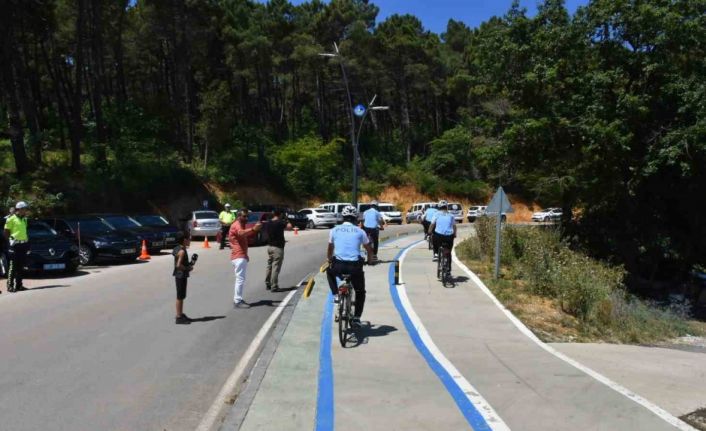 Sinop’ta bisikletli polis timleri göreve başladı