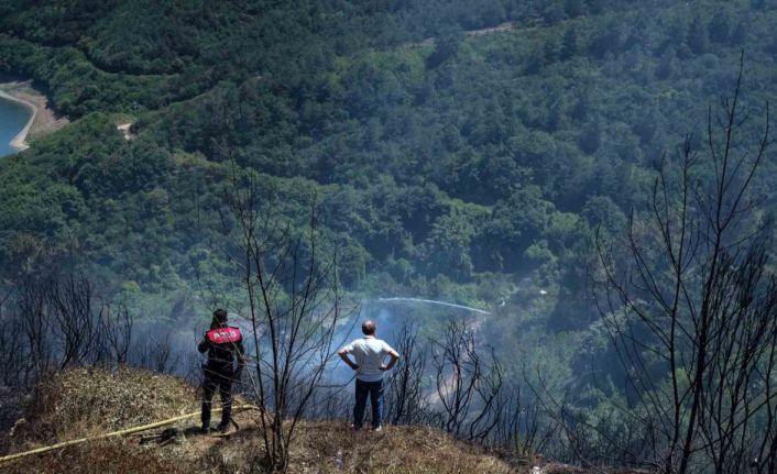 Sultangazi’de ormanlık alanda çıkan yangın kontrol altına alındı