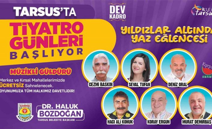 Tarsus’ta tiyatro günleri başlıyor