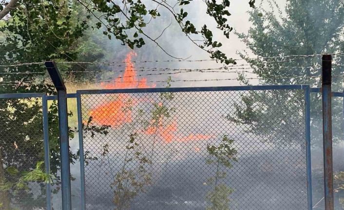 Tekirdağ’da askeri bölgede ağaçlık alanda yangın