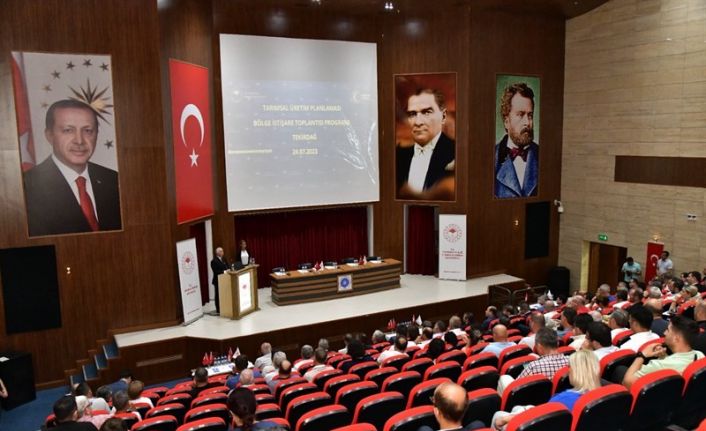 Tekirdağ’da tarımsal üretim planlaması toplantısı yapıldı