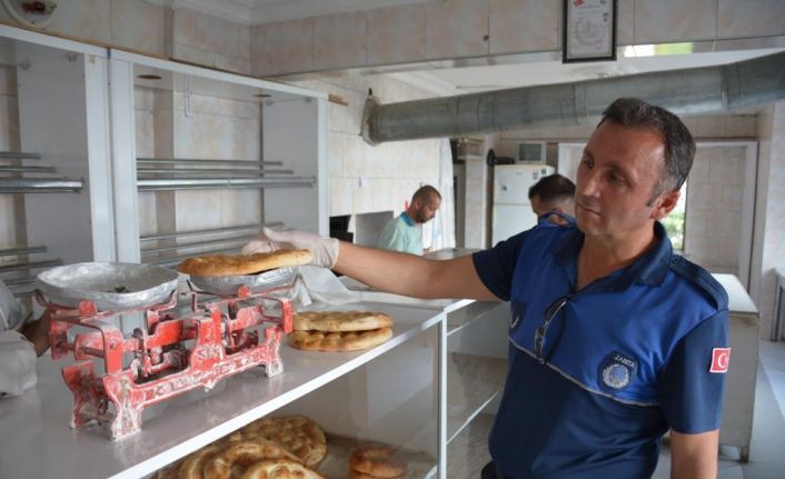 Tokat’ta ekmek gramajı denetimi yapıldı