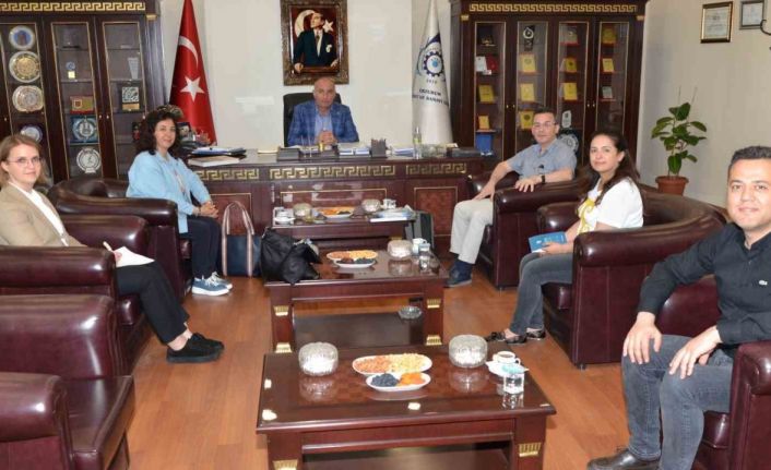 TÜBİTAK proje ekibinden  Özakalın’a ziyaret