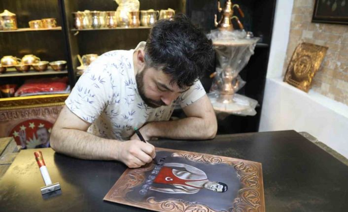 Unutulan meslek olan bakır işçiliğini yaşatıyor