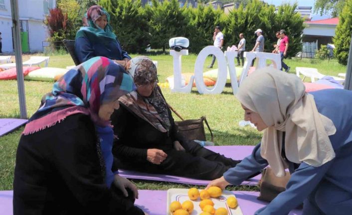 Yaşlı bireyler için sağlık ve huzur etkinliği