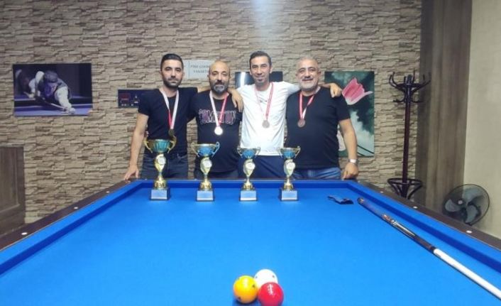 30 Ağustos Zafer Bayramı 3 Bant Bilardo Turnuvası tamamlandı