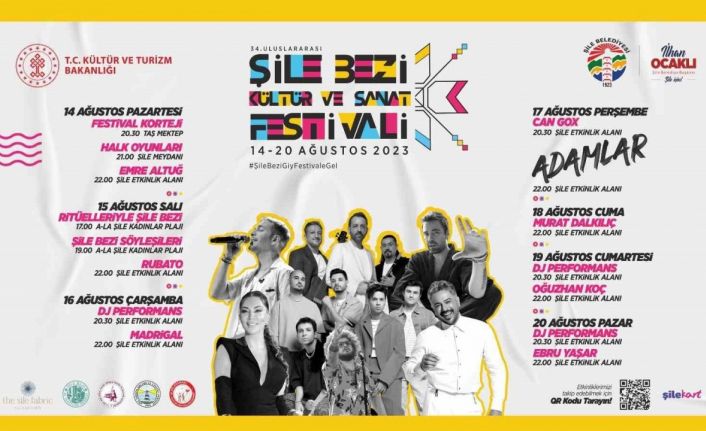 34’üncü Uluslararası Şile Bezi ve Kültür Festivali başlıyor