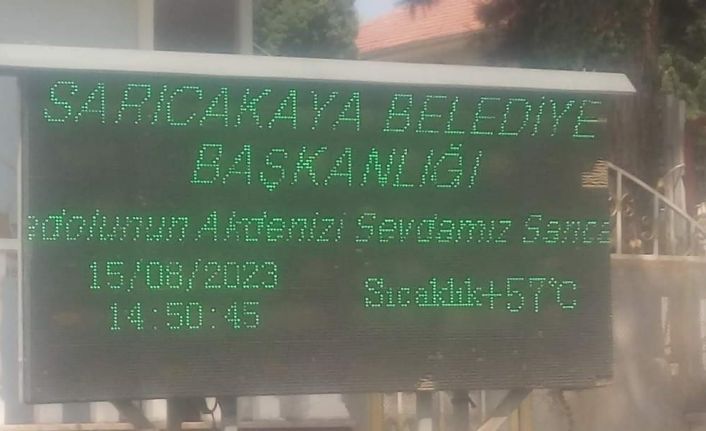 57 derece sıcaklığın resmidir