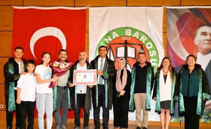 Adana Barosu’nda ruhsat töreni yapıldı