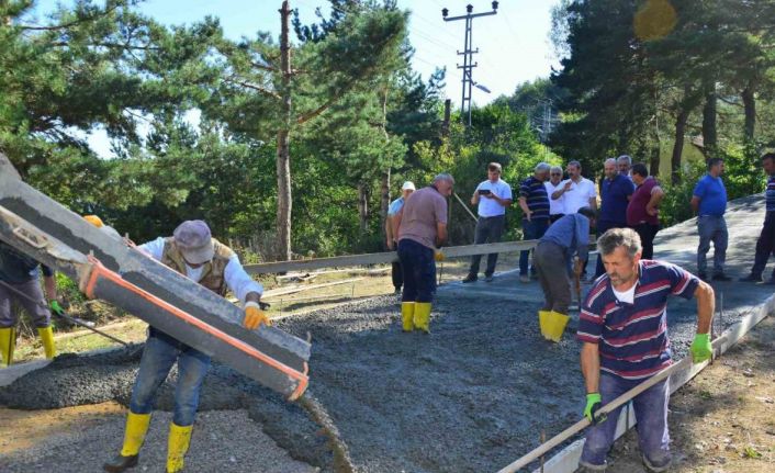 Akkuş’ta yol sorunu beton santraliyle aşılacak