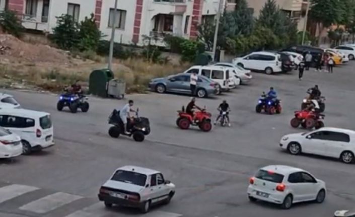 Aksaray’da drift atan ATV sürücülerine 122 bin lira ceza