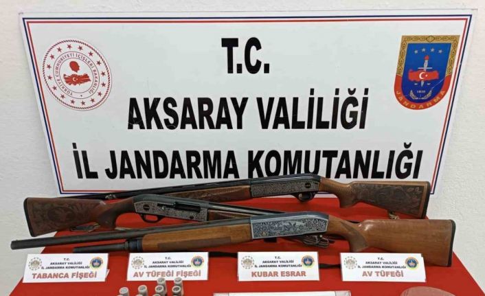 Aksaray’da uyuşturucu tacirine jandarma operasyonu