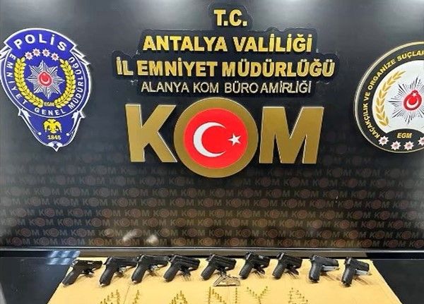 Alanya’da silah ticaretine: 1 tutuklama