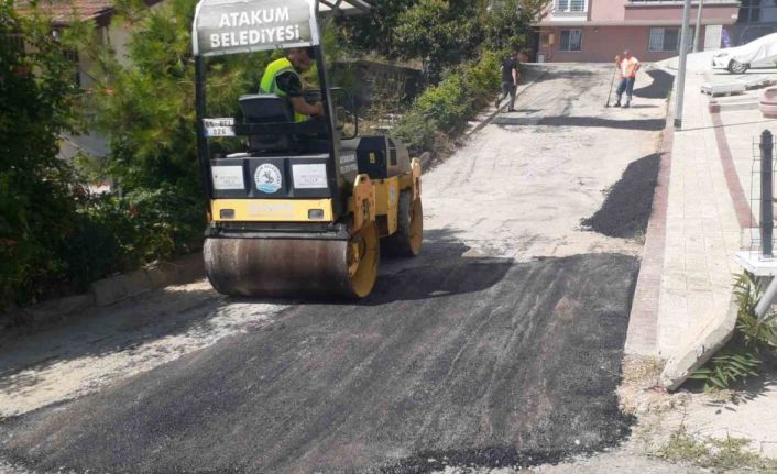 Atakum’da yol bakım çalışması