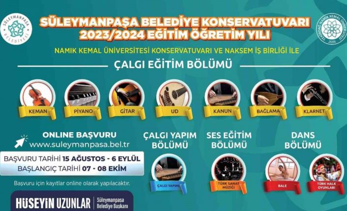 Belediye Konservatuvarı kayıtları başladı