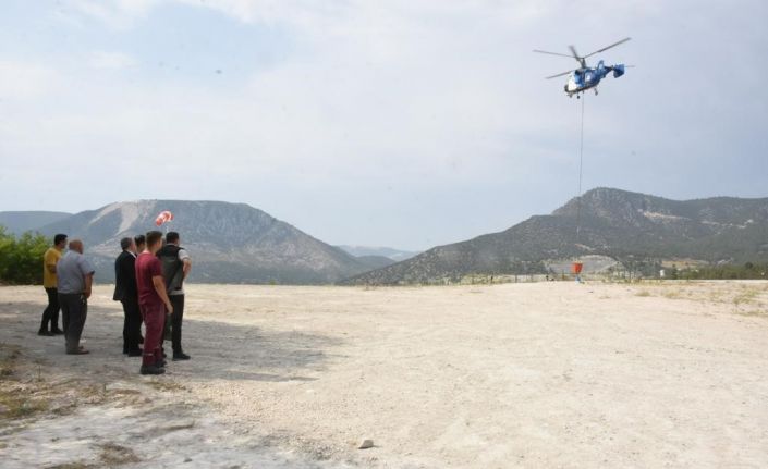 Bilecik’in ilk yangın söndürme helikopteri göreve başladı