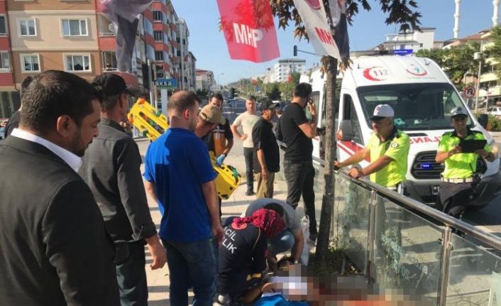 Bilecik’te otomobil ile motosiklet çarpıştı: 1 yaralı