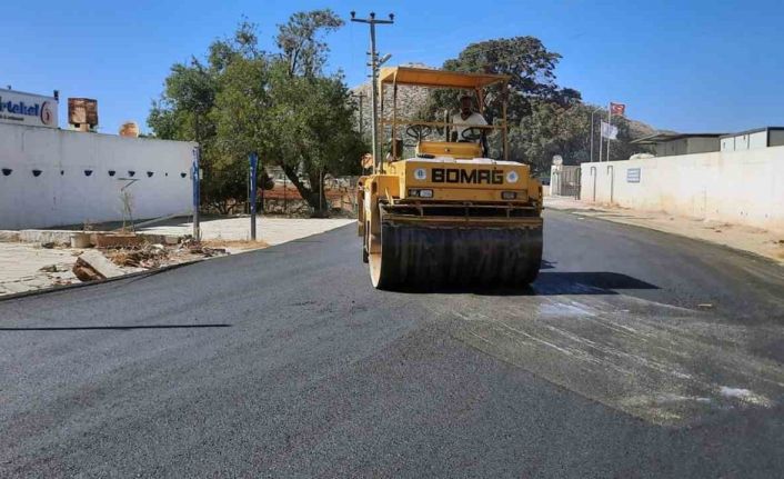 Bodrum Turgutreis’te sıcak asfalt çalışması tamamlandı