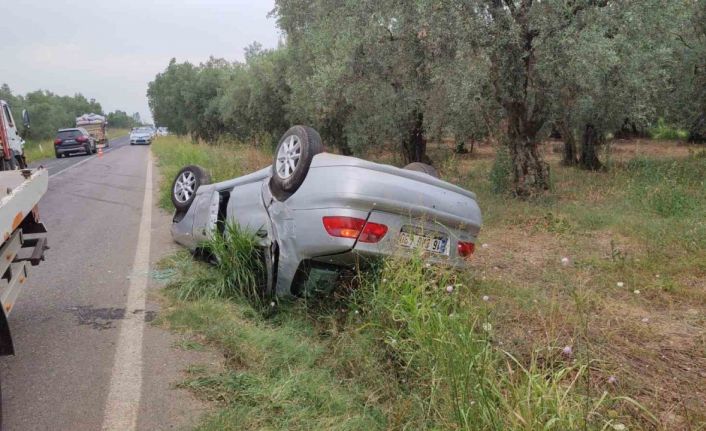 Bursa’da otomobil takla attı: 1 ölü, 2 yaralı
