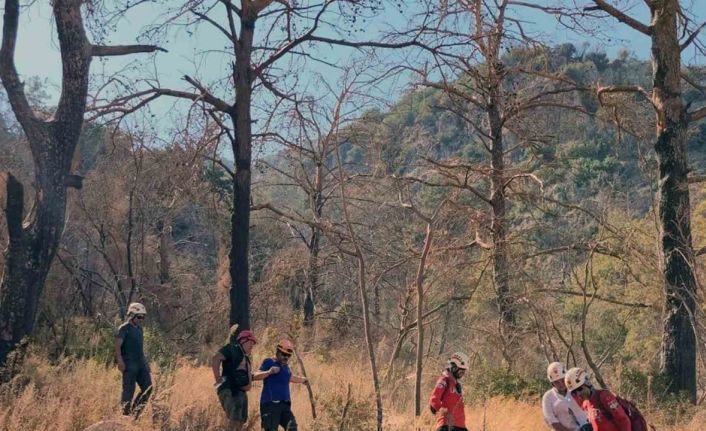 Dağda mahsur kalan turistleri AKUT kurtardı