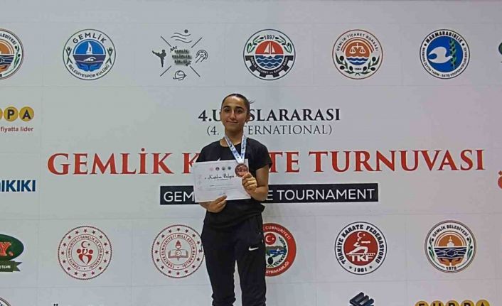 Diyarbakırlı sporcu uluslararası turnuvadan bronz madalyayla döndü