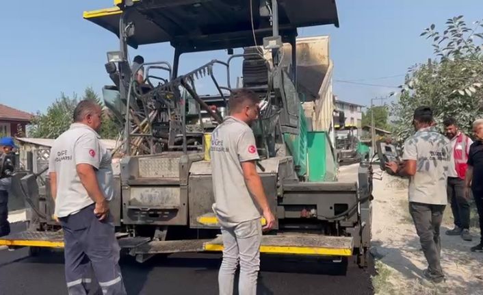 Düzce’de 100 kilometre köy yolu asfaltlanacak