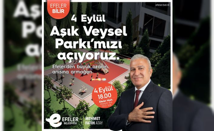 Efeler’den büyük ozanın anısına armağan