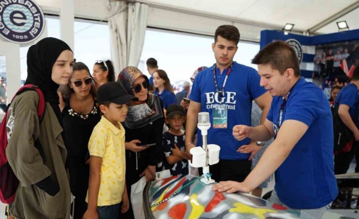 Ege Üniversitesi standı TEKNOFEST Ankara’da yoğun ilgi görüyor