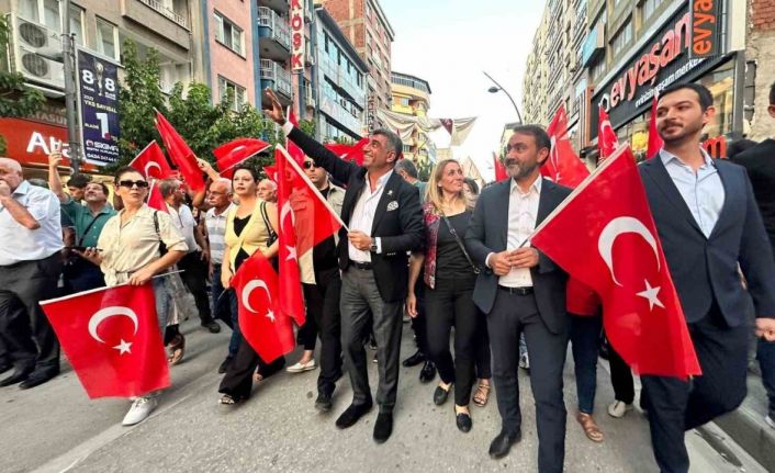 Elazığ’da 30 Ağustos Zafer Bayramı yürüyüşü