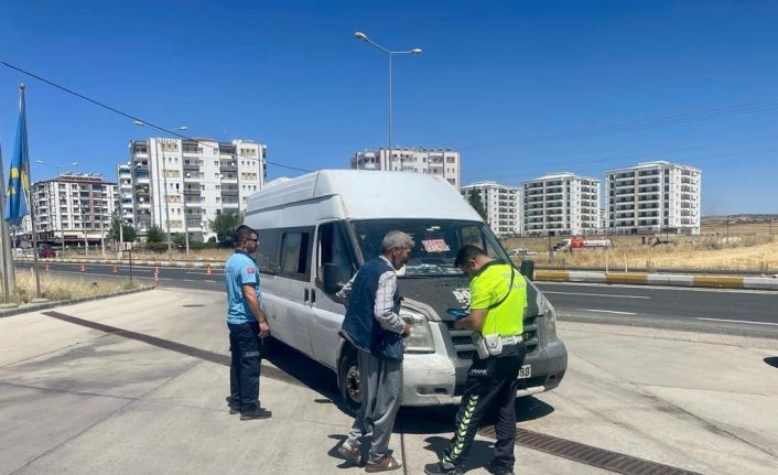 Ergani’de toplu taşıma araçlarına ‘klima’ denetimi